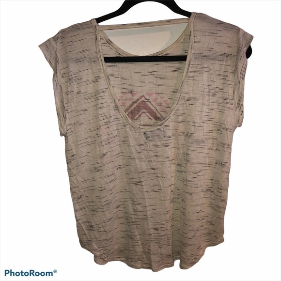 Authentic Torn by Ronny Kobo Aztec Geometric Tee - Picture 2 of 4